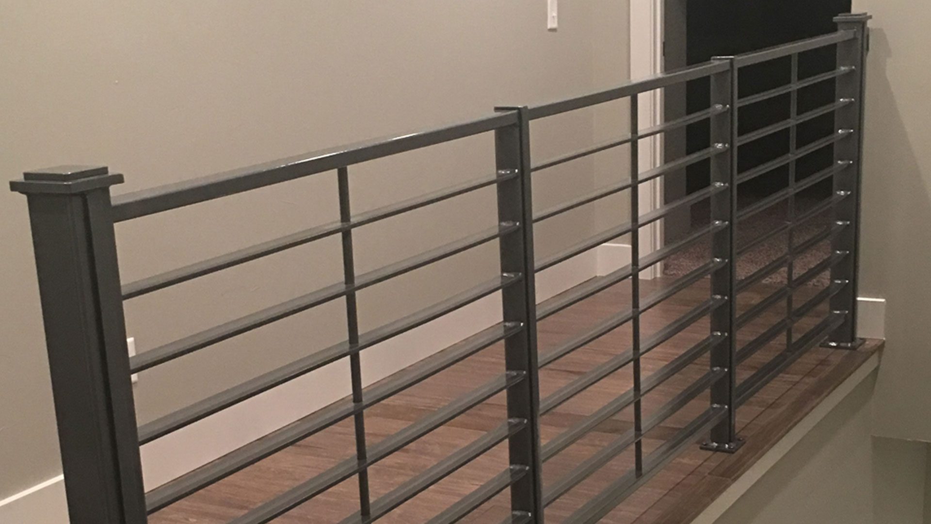 structural steel interior railing